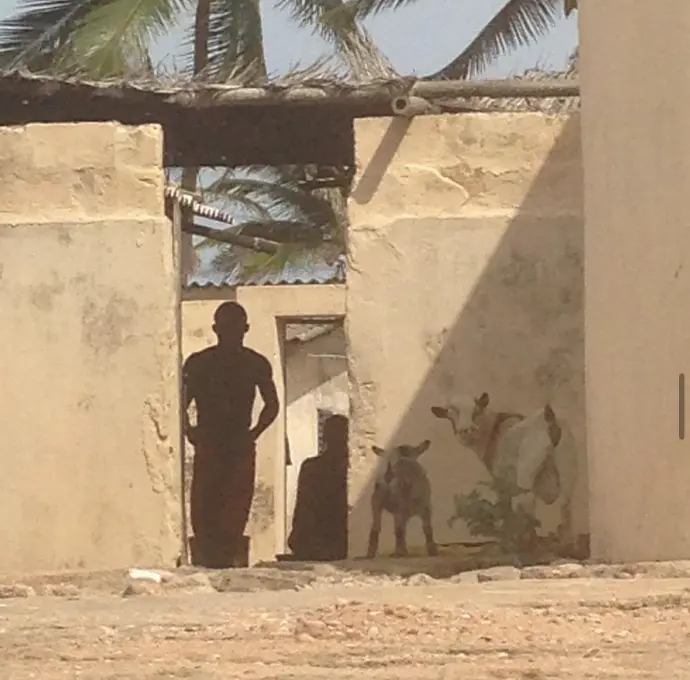 Casas de la playa de Aneho, Togo