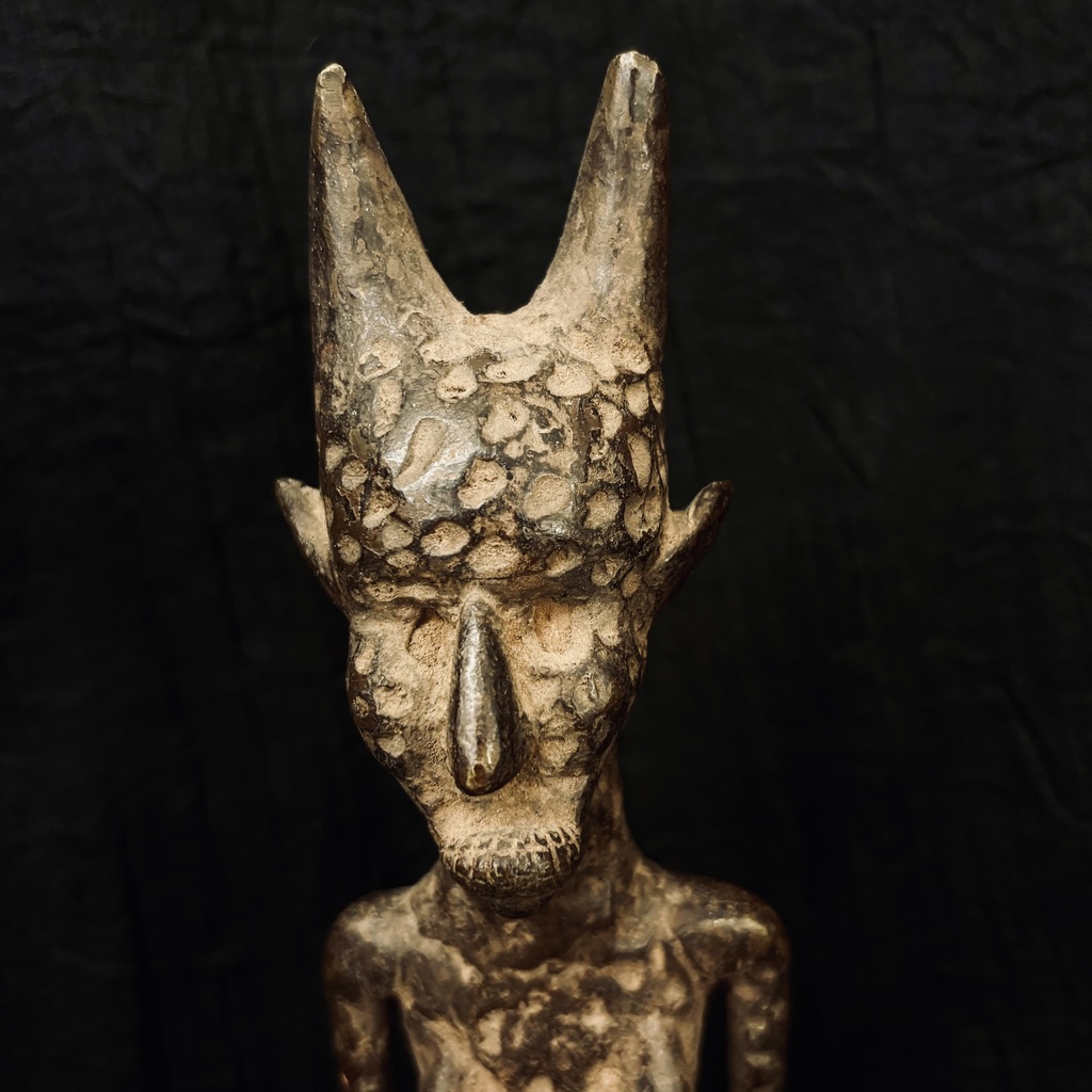 Ancestro "demonio" Dogón en bronce (Mali)
