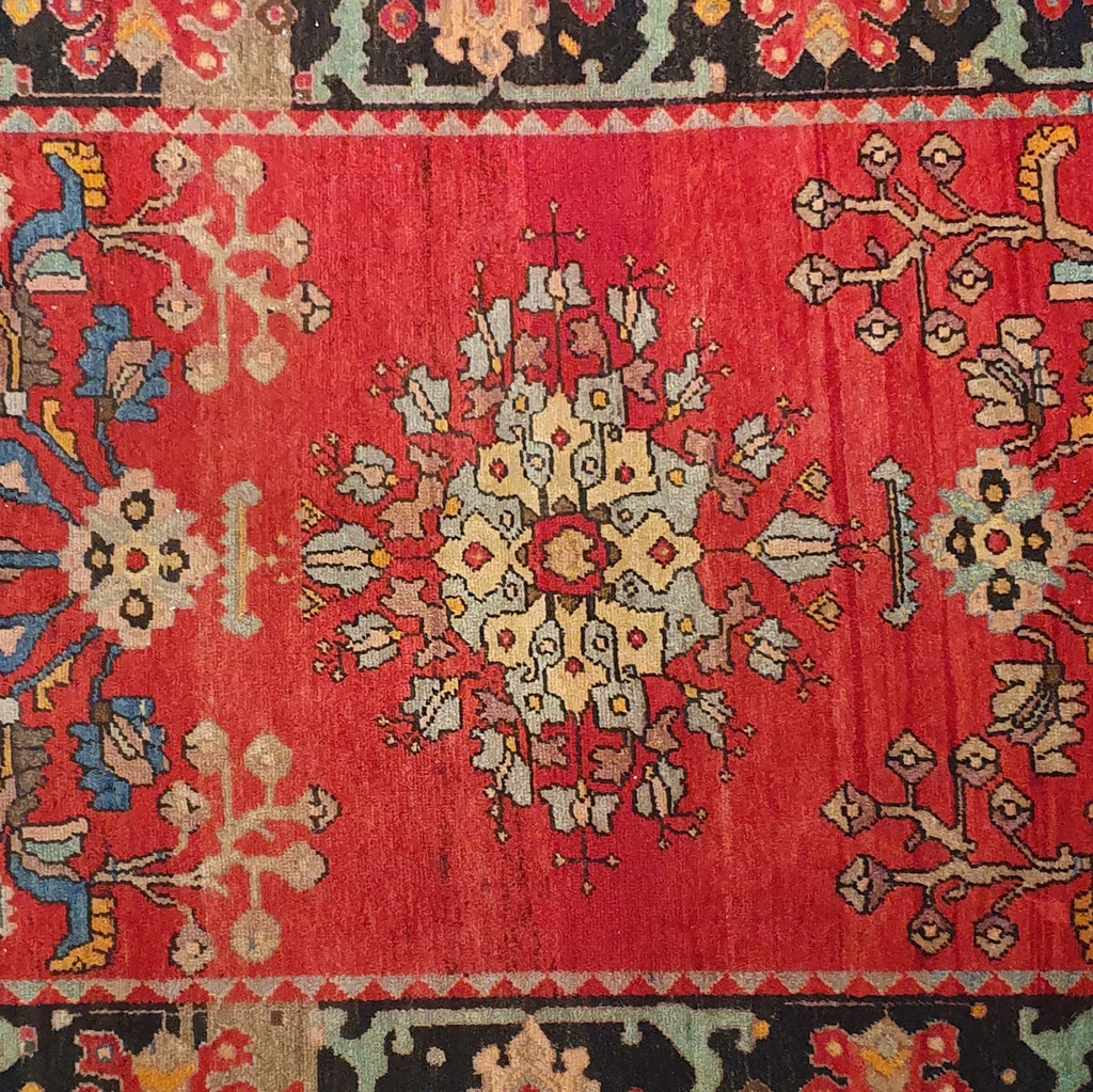 Alfombra persa Ásn Irán, 233x141cm. (col. Bentley)