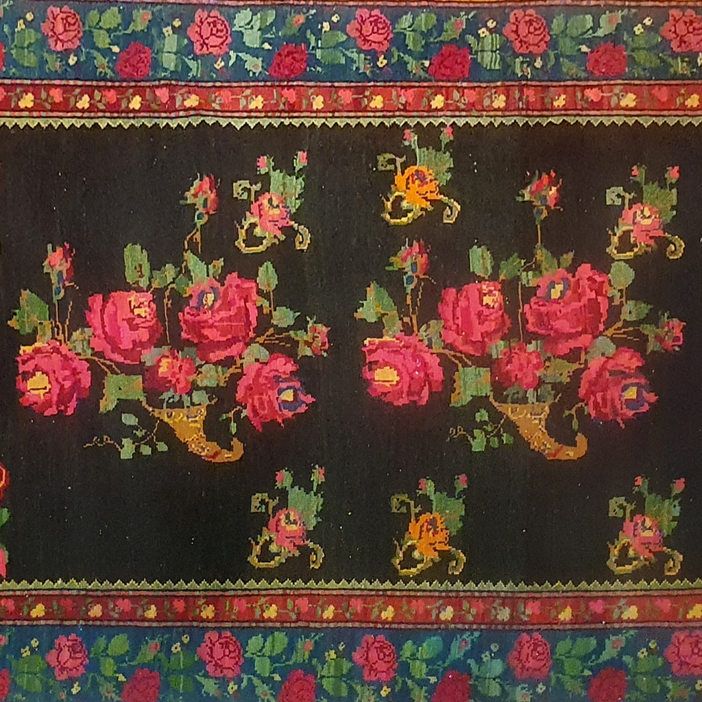 Cáucaso Karabagh rug, 282x131cm. ca. 1900 (Bentley col.)