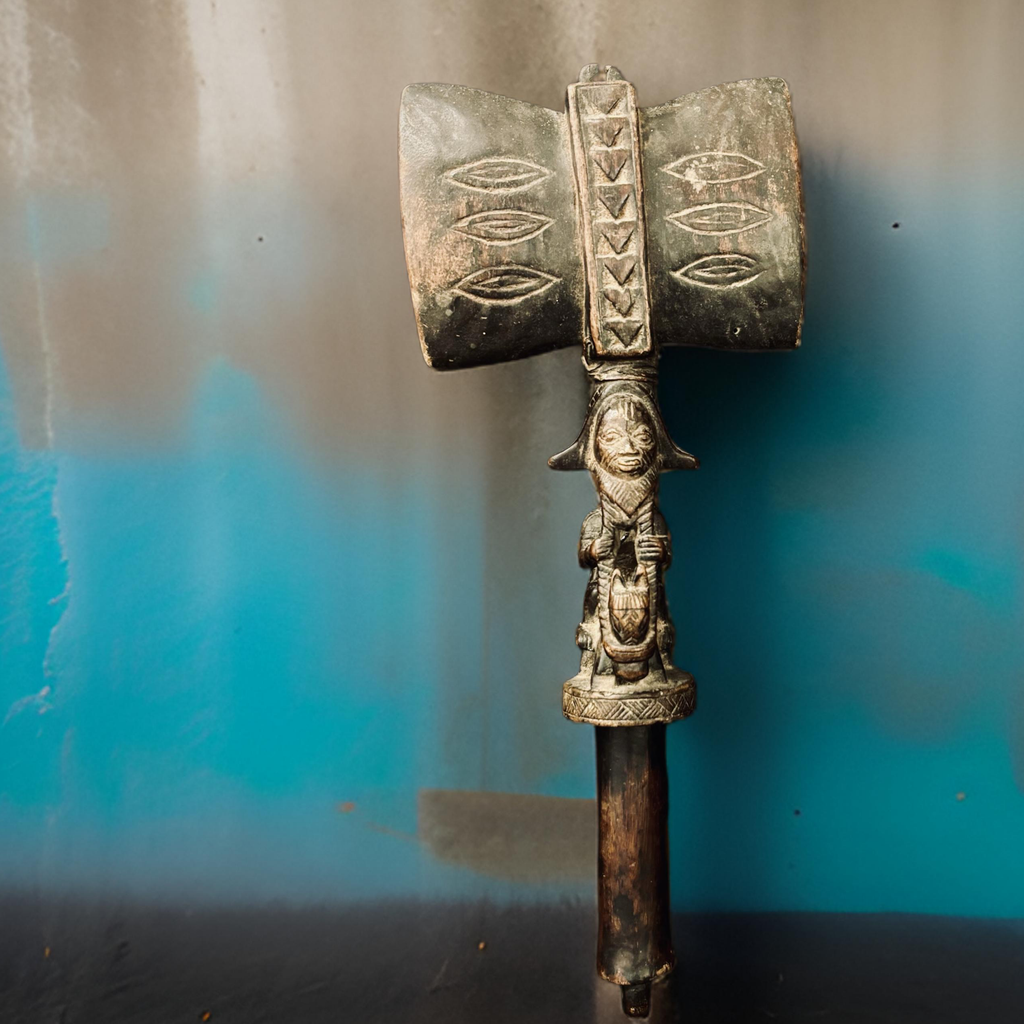 Yoruba Shango scepter